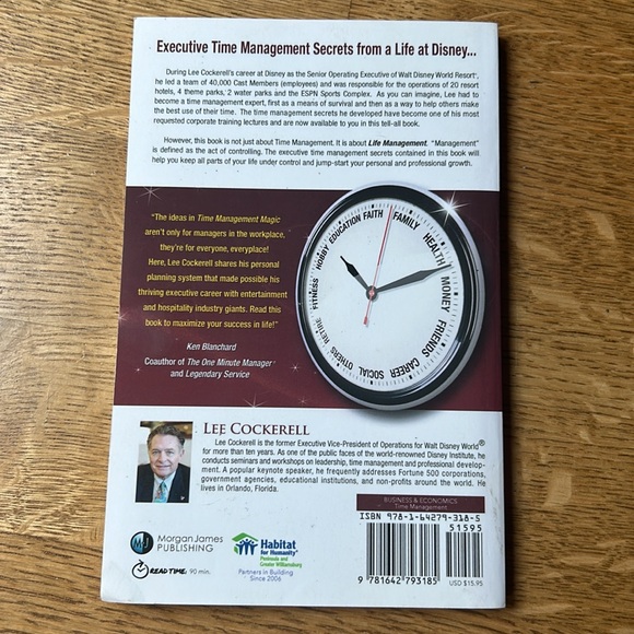 2 Disney Creating Magic & Time Management Magic Hardback Books by Lee Cockerell - Picture 14 of 16